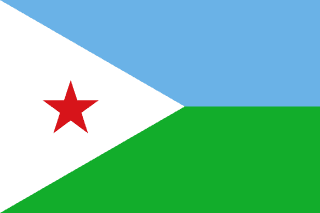 image of Republic of Djibouti flag