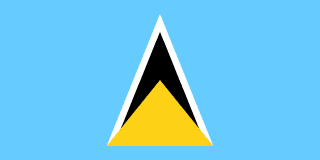 image of Saint Lucia flag