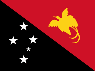 image of Independent State of Papua New Guinea flag