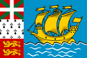 flag of Saint Pierre and Miquelon